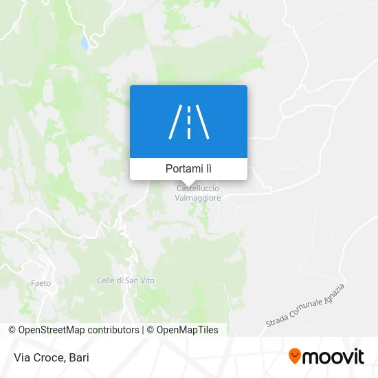 Mappa Via Croce