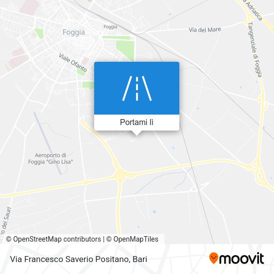 Mappa Via Francesco Saverio Positano