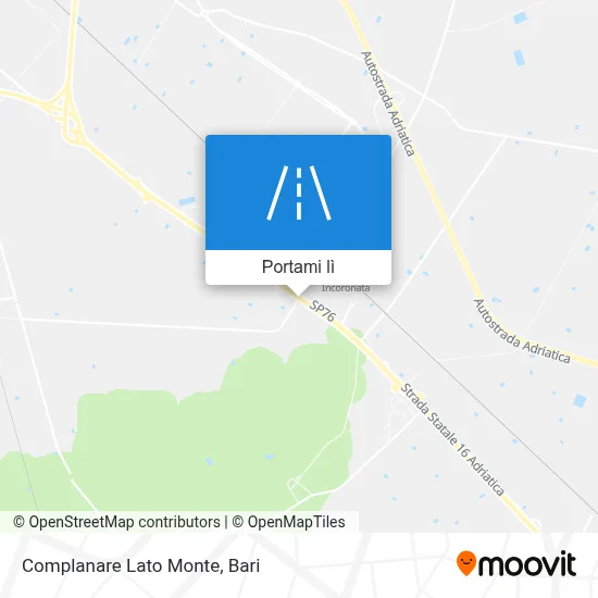 Mappa Complanare Lato Monte