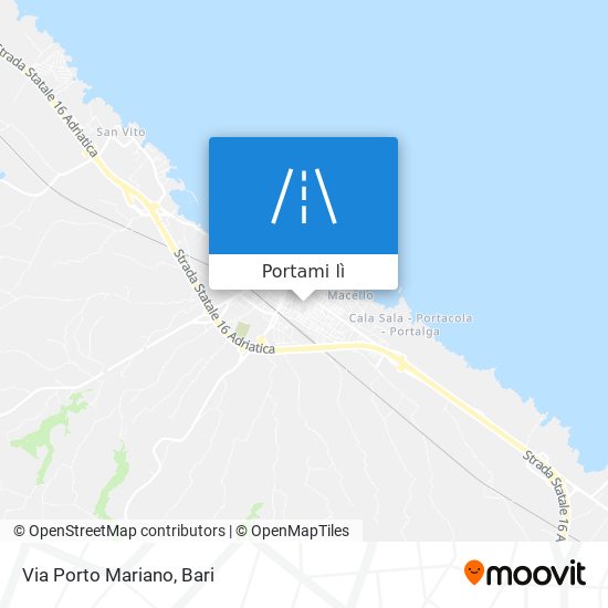 Mappa Via Porto Mariano