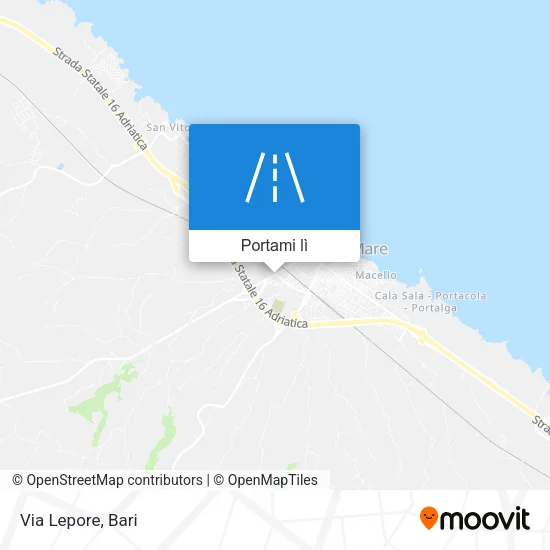 Mappa Via Lepore