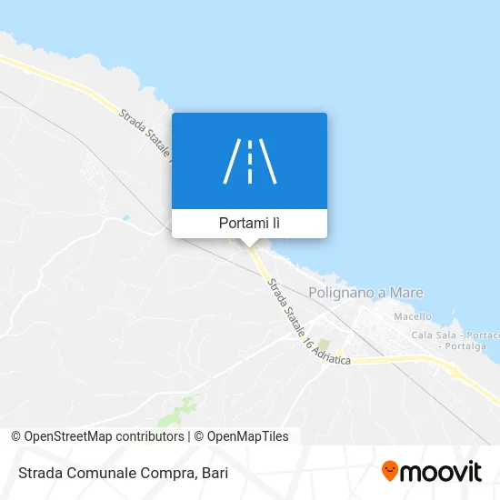 Mappa Strada Comunale Compra