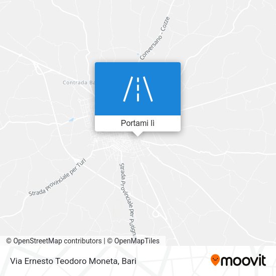 Mappa Via Ernesto Teodoro Moneta