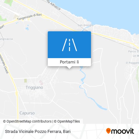 Mappa Strada Vicinale Pozzo Ferrara