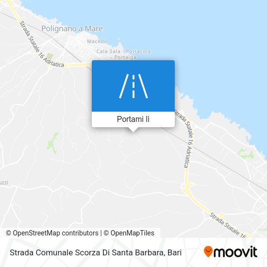 Mappa Strada Comunale Scorza Di Santa Barbara