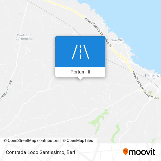 Mappa Contrada Loco Santissimo