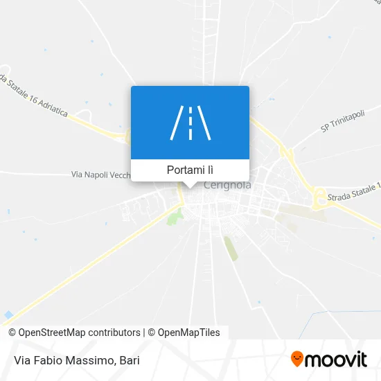 Mappa Via Fabio Massimo