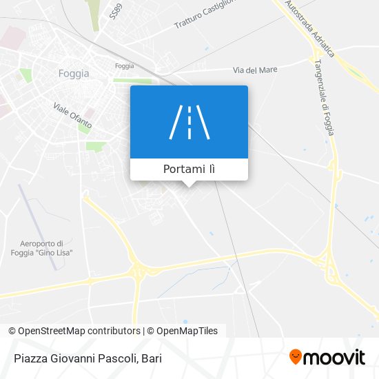 Mappa Piazza Giovanni Pascoli