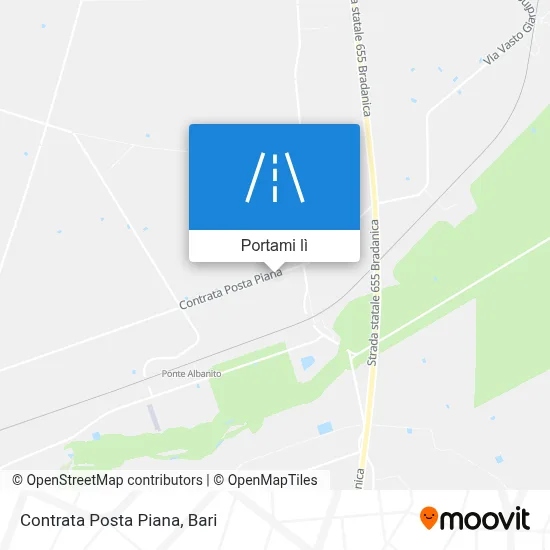 Mappa Contrata Posta Piana