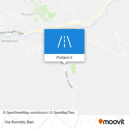Mappa Via Romolo