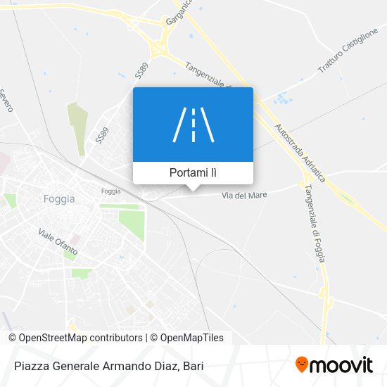 Mappa Piazza Generale Armando Diaz
