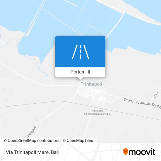 Mappa Via Trinitapoli Mare
