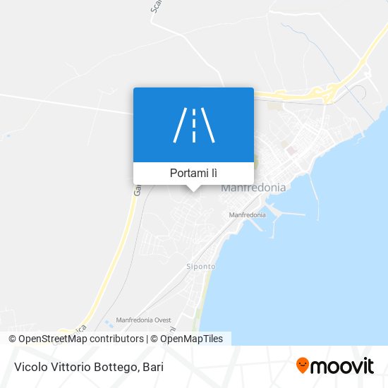 Mappa Vicolo Vittorio Bottego