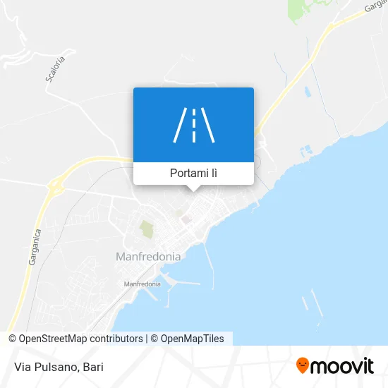 Mappa Via Pulsano