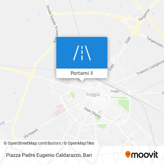 Mappa Piazza Padre Eugenio Caldarazzo