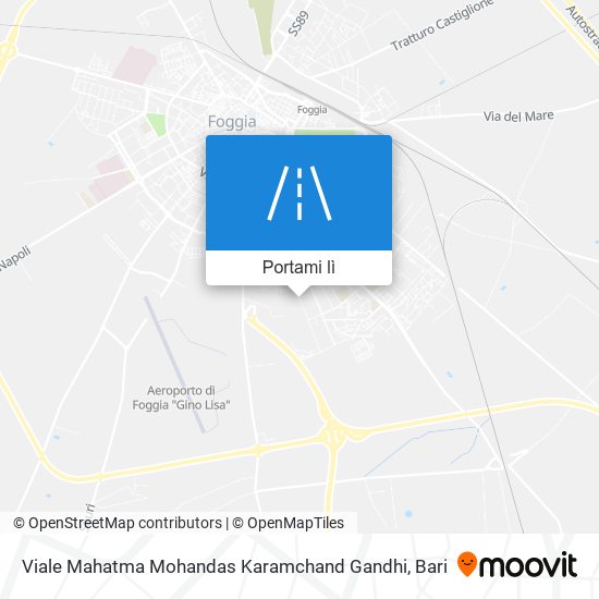 Mappa Viale Mahatma Mohandas Karamchand Gandhi