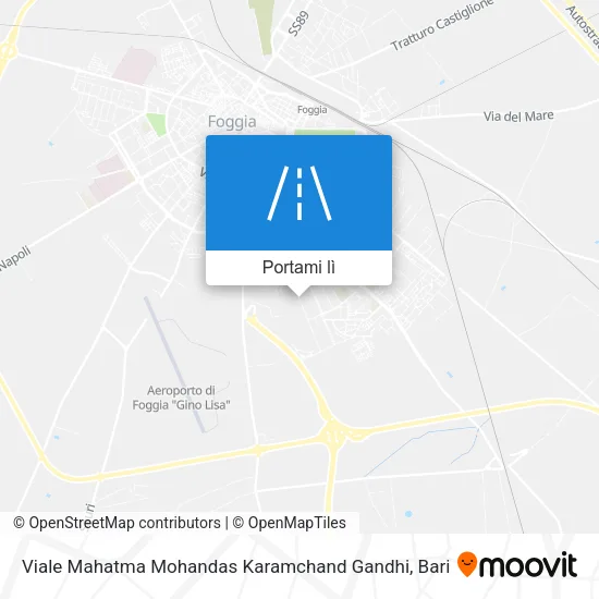 Mappa Viale Mahatma Mohandas Karamchand Gandhi