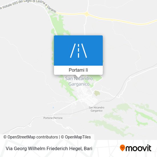 Mappa Via Georg Wilhelm Friederich Hegel