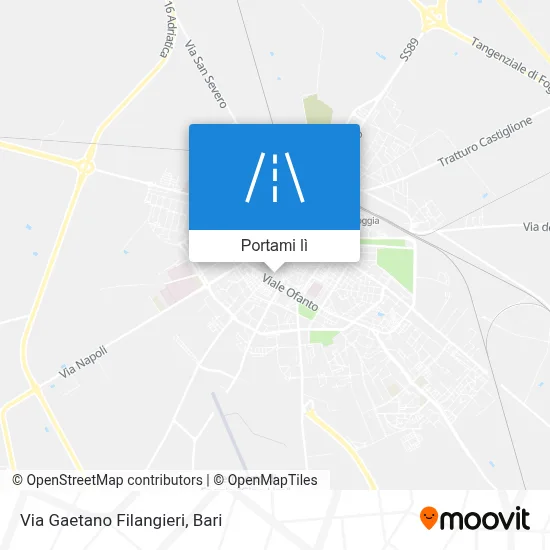 Mappa Via Gaetano Filangieri