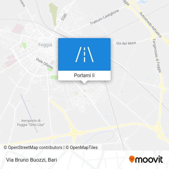 Mappa Via Bruno Buozzi