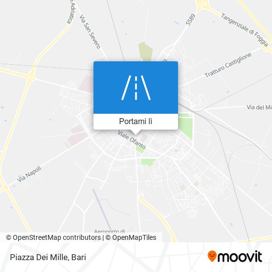 Mappa Piazza Dei Mille