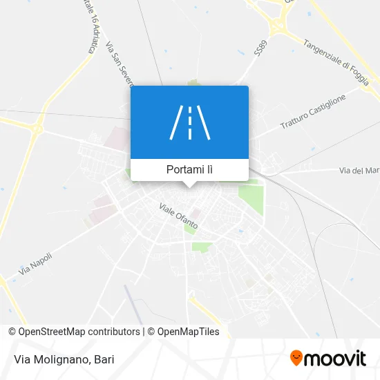 Mappa Via Molignano