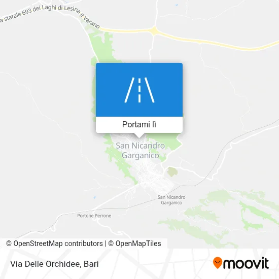Mappa Via Delle Orchidee