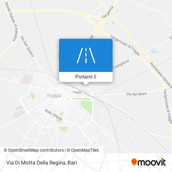 Mappa Via Di Motta Della Regina