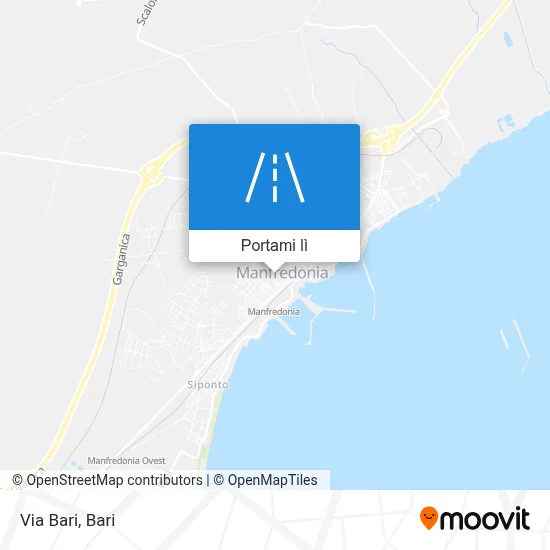 Mappa Via Bari