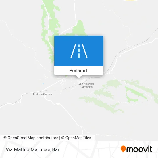 Mappa Via Matteo Martucci