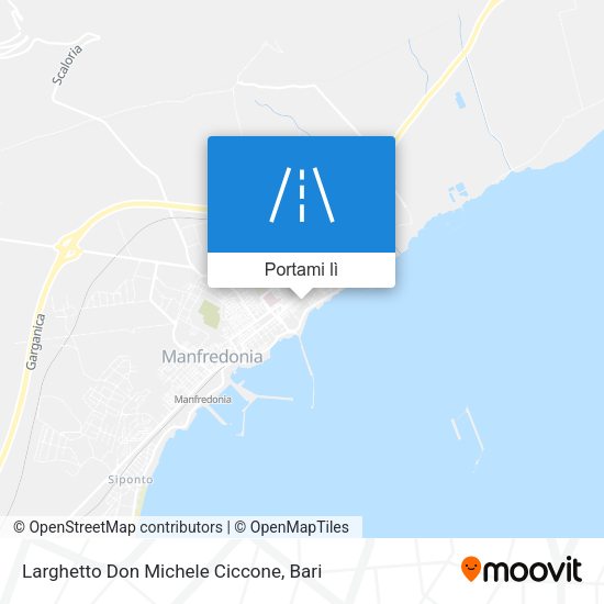 Mappa Larghetto Don Michele Ciccone