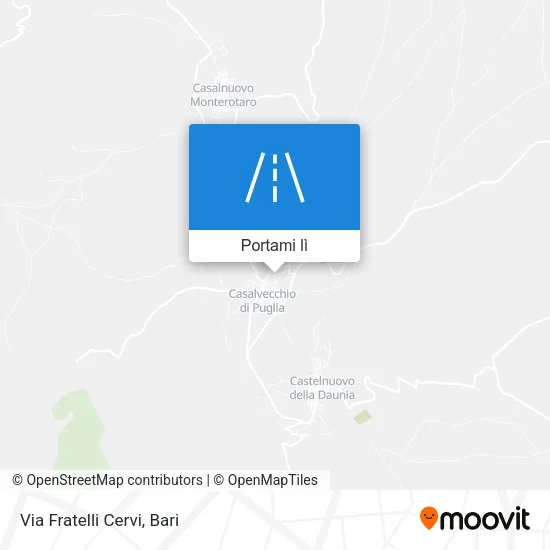 Mappa Via Fratelli Cervi