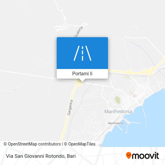 Mappa Via San Giovanni Rotondo