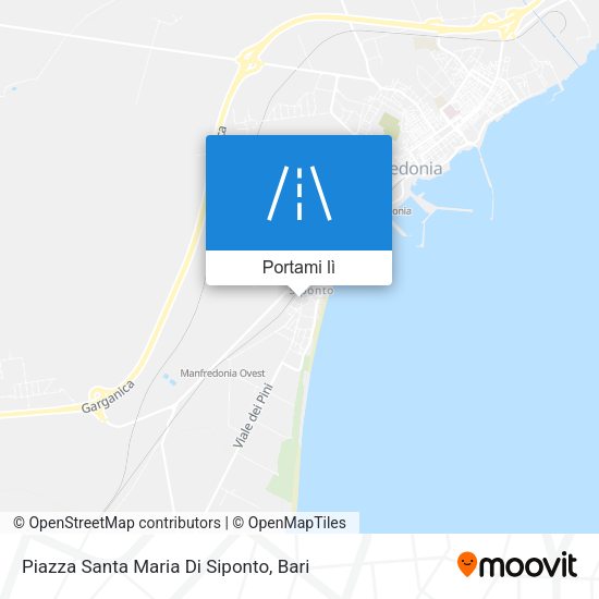Mappa Piazza Santa Maria Di Siponto