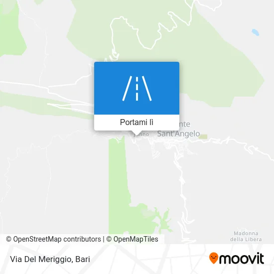 Mappa Via Del Meriggio