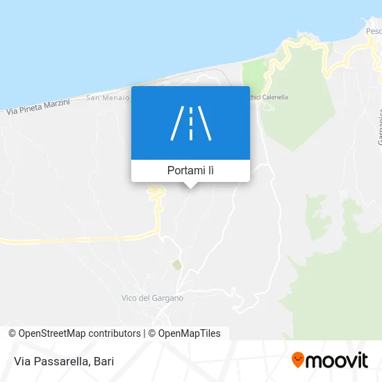 Mappa Via Passarella