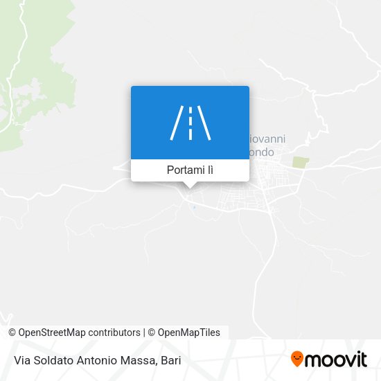 Mappa Via Soldato Antonio Massa