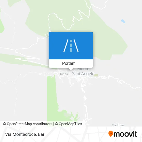 Mappa Via Montecroce