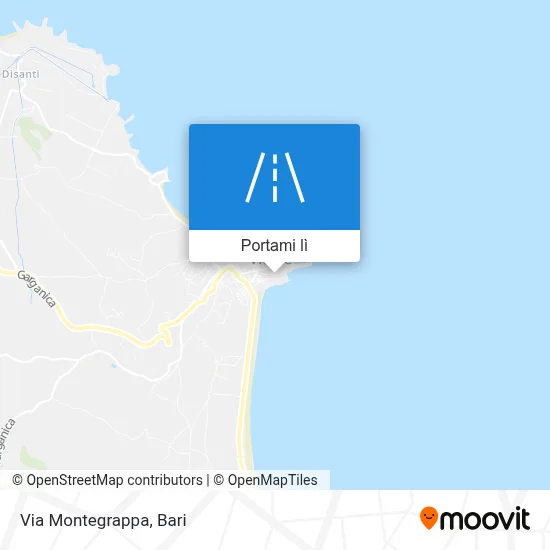 Mappa Via Montegrappa