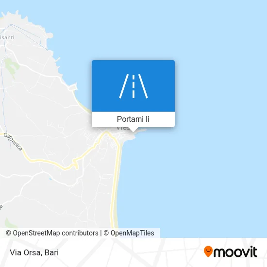 Mappa Via Orsa