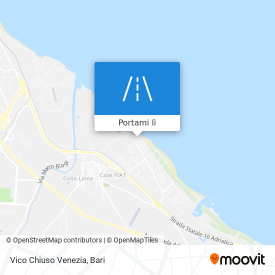 Mappa Vico Chiuso Venezia