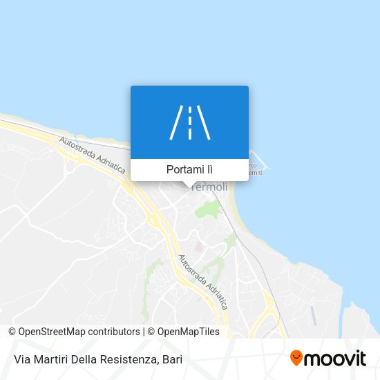 Mappa Via Martiri Della Resistenza