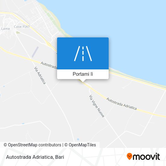 Mappa Autostrada Adriatica