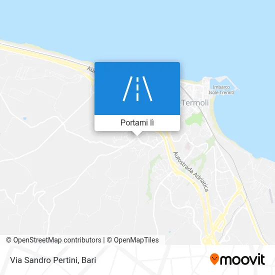 Mappa Via Sandro Pertini