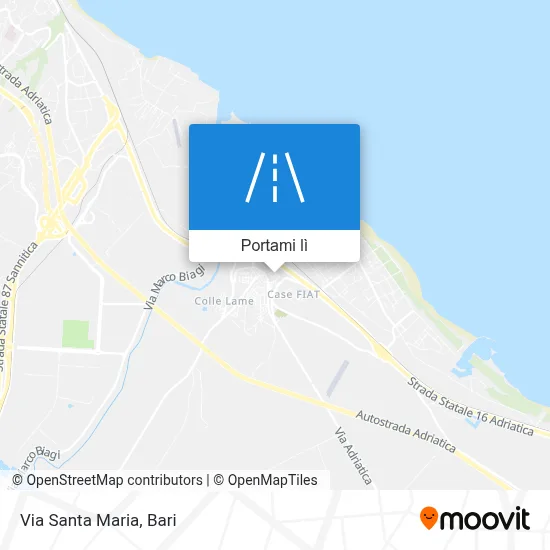 Mappa Via Santa Maria