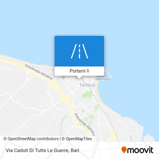 Mappa Via Caduti Di Tutte Le Guerre