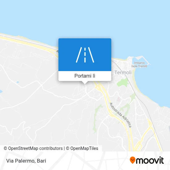 Mappa Via Palermo