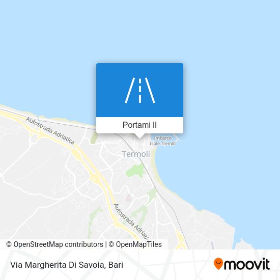Mappa Via Margherita Di Savoia