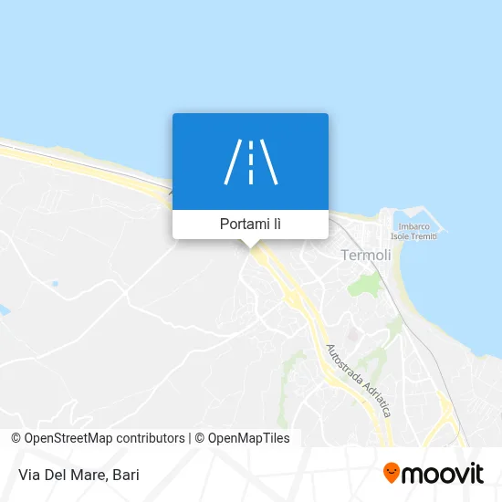 Mappa Via Del Mare