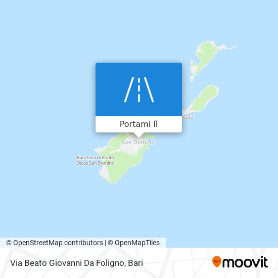 Mappa Via Beato Giovanni Da Foligno